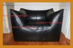 B&B ITALIA Le Bambole Mario Bellini 1970s Vintage BIG chairs, Gebruikt, 100 tot 125 cm, VINTAGE MID CENTURY, Leer