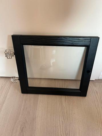 Ikea billy oxberg deur donkerbruin/zwart bovendeel - afbeelding 1