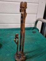 beelden afrikaans houtsnijwerk gezin, Ophalen of Verzenden