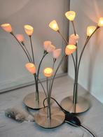 Lampen set met dimmers - Uitstekende staat!, Huis en Inrichting, Lampen | Vloerlampen, Ophalen, Zo goed als nieuw, Glas, Modern