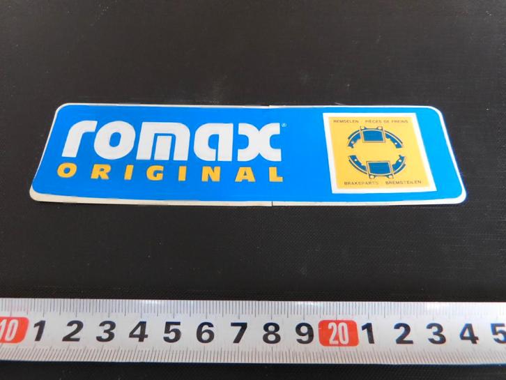 sticker ROMAX original, Verzamelen, Stickers, Zo goed als nieuw, Ophalen