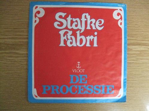 STAFKE FABRI    DE PROCESSIE / VAN DE NOORDZEE TOT DE MAASKA, Cd's en Dvd's, Vinyl Singles, Zo goed als nieuw, Single, Nederlandstalig
