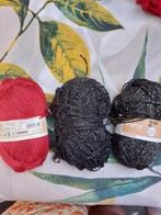 3 bollen glitter garen, Hobby en Vrije tijd, Ophalen of Verzenden, Nieuw, Breien of Haken, Wol of Garen