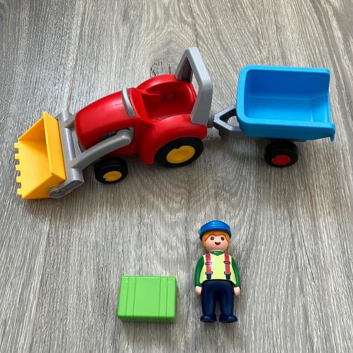 Playmobil 123 boer met traktor 6964, Kinderen en Baby's, Speelgoed | Playmobil, Ophalen of Verzenden
