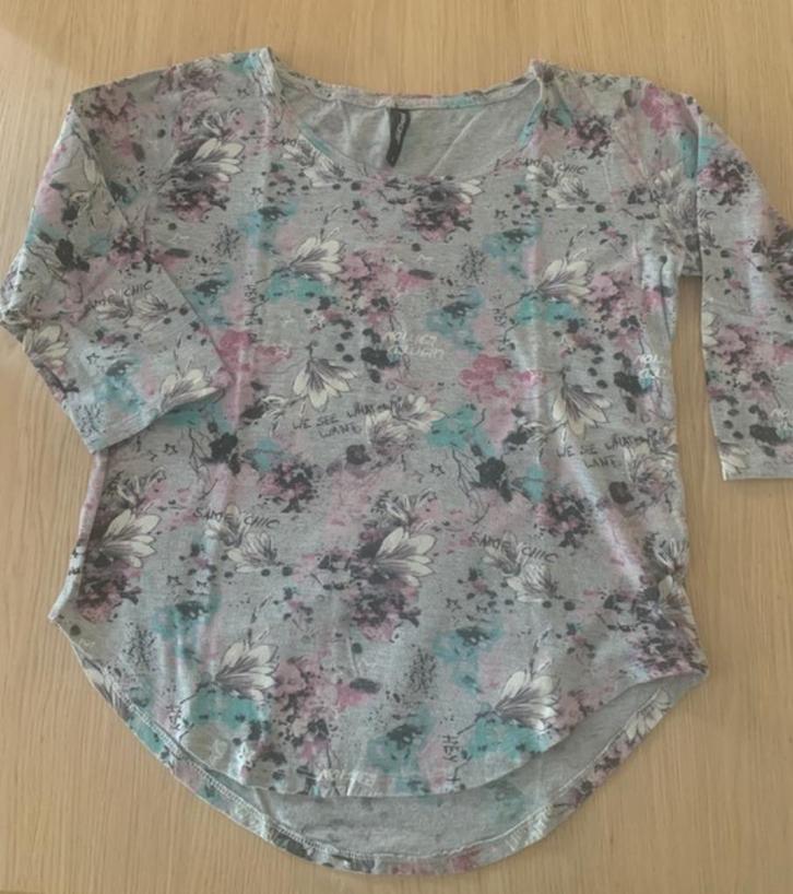 Longsleeve / T-shirt van Page One maat Smal NIEUW (R134), Kleding | Dames, T-shirts, Nieuw, Maat 36 (S), Grijs, Lange mouw, Ophalen of Verzenden