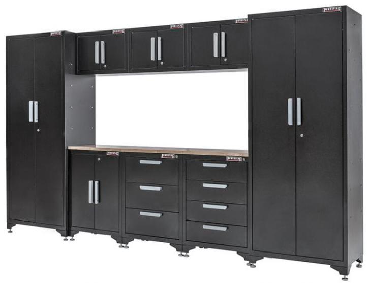 Opruiming set werkplaatskasten met € 600,-- korting, Doe-het-zelf en Verbouw, Werkbanken, Nieuw, 170 cm of meer, Ophalen of Verzenden