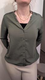 Khaki groen Bien Bleu 36/S/8 blouse, Kleding | Dames, Blouses en Tunieken, Ophalen of Verzenden, Zo goed als nieuw, Maat 36 (S)