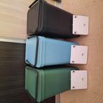 Te koop 3 Brabantia Sort@go prullenbakken, Ophalen, Zo goed als nieuw, Kunststof, Minder dan 50 cm