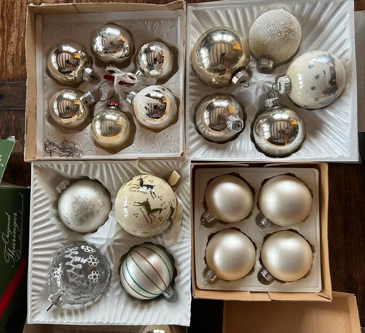 Vintage kerstballen, Diversen, Kerst, Gebruikt, Ophalen