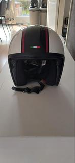 Stijlvolle Helm - Italiaans Design maat S, Motoren, Dames, Jethelm, Nieuw zonder kaartje, S