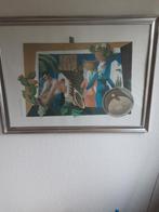 Schilderij  Cesar Manrique,de afmeting is 76x55, Eén persoon, Augustus