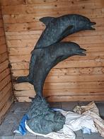 Fontein dolfijnen van brons, Ophalen, Zo goed als nieuw, Overige materialen, Fontein
