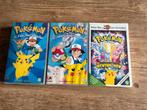 Pokémon VHS - 3 Stuks!, Cd's en Dvd's, Ophalen, Avontuur, Gebruikt, Alle leeftijden
