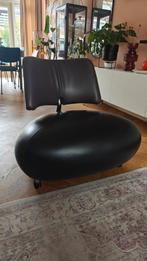 Leolux Pallone Fauteuil bruin/zwart, Huis en Inrichting, Ophalen, Gebruikt, Design, 75 tot 100 cm