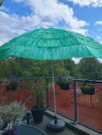 Parasol Hawaii 300 cm met voet, Tuin en Terras, Ophalen, Zo goed als nieuw, Zweefparasol