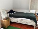 Beter bed, Huis en Inrichting, Slaapkamer | Bedden, 90 cm, Steigerhout “look” zie foto, lijkt op stijgerhout maar is het ni, Eenpersoons