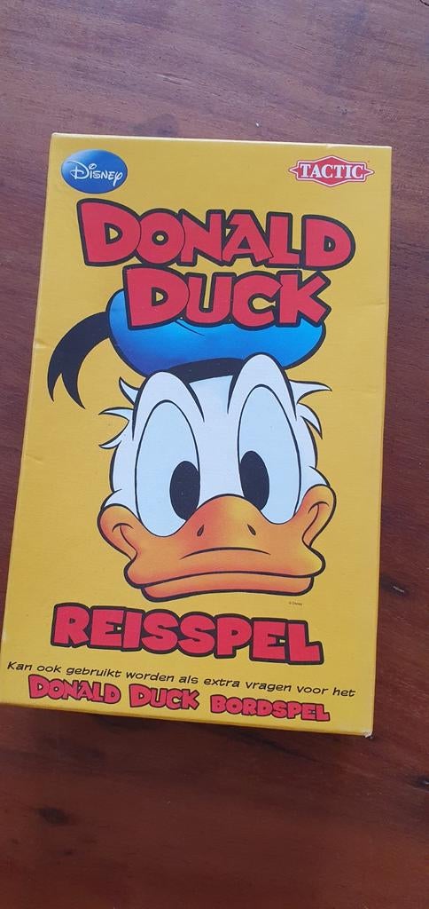 Donald Duck Reisspel - Tactic, Hobby en Vrije tijd, Gezelschapsspellen | Bordspellen, Ophalen of Verzenden, Zo goed als nieuw