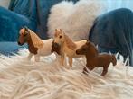 Schleich shetlanders, Verzamelen, Ophalen of Verzenden, Zo goed als nieuw, Paard, Beeldje of Figuurtje
