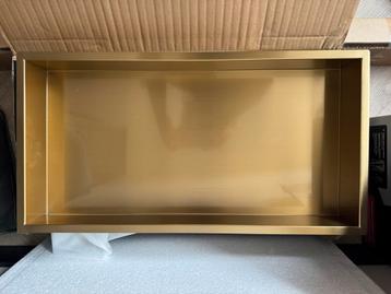 Brauer geborsteld goud inbouwnis 60x30cm PVD twv €201 beschikbaar voor biedingen
