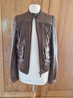 Gestuz boterzacht bruin leren jasje mt 38 ZGAN!, Maat 38/40 (M), Bruin, Ophalen of Verzenden, Zo goed als nieuw