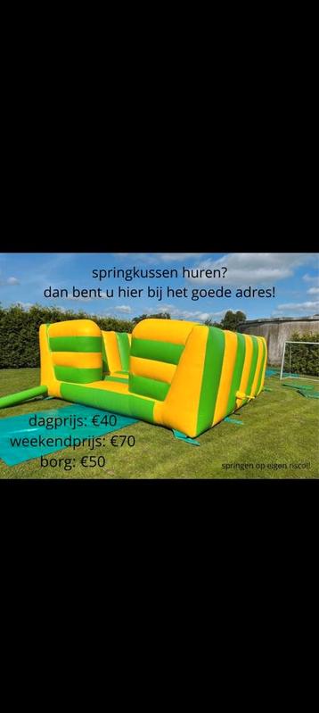 Springkussen te huur beschikbaar voor biedingen