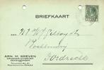 Arn. M. Greven, Zevenbergen - briefkaart - 1929 geschreven e, Ophalen of Verzenden, Briefkaart