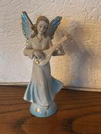 Porseleinen Engel met Banjo - 16cm, Verzenden