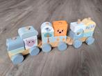 Houten trein met blokken - dieren, Kinderen en Baby's, Speelgoed | Houten speelgoed, Ophalen, Zo goed als nieuw, Duw- of Trekspeelgoed