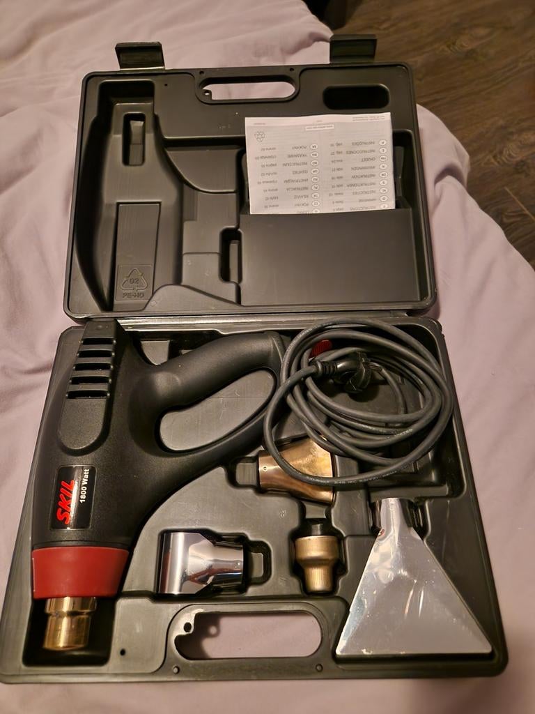 Skil 1800 Watt heteluchtpistool/verfbrander met opbergkoffer, Ophalen of Verzenden