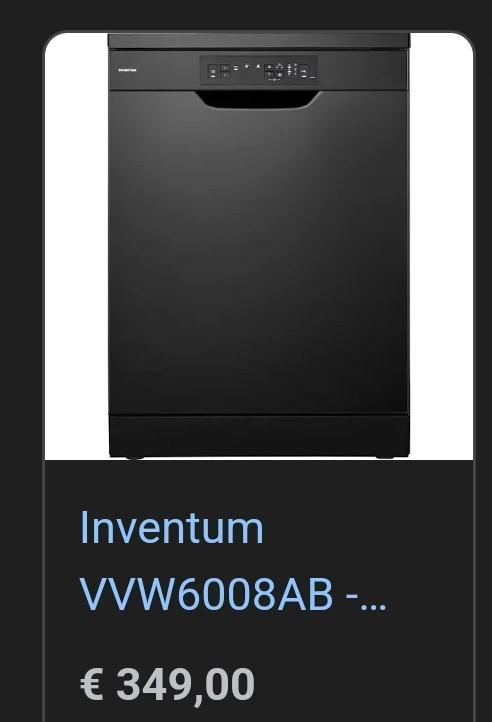 iventum vaatwasser nieuw!!, Witgoed en Apparatuur, Vaatwasmachines, Nieuw, Vrijstaand, 95 cm of meer, 60 cm of meer, Minder dan 10 liter