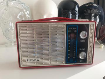 Weltklang Transistor Solid State radio beschikbaar voor biedingen