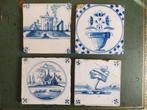 Delfts blauwe tegels, antieke tegels, Antiek en Kunst, Antiek | Wandborden en Tegels, Ophalen