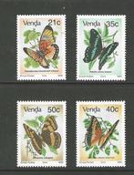 Venda 213-216 insect vlinders serie 1990 postfris, Verzenden, Postfris, Dier of Natuur