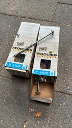 Woodies achroeven 8.0x200 & 8.0x140 (veranda), Ophalen, Nieuw, 100 tot 250 mm, Schroeven
