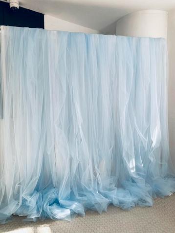 Mooie luxe tule backdrop te huur verkrijgbaar in div kleuren beschikbaar voor biedingen
