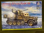 Italeri 371 1/35 Demag D7  Flak 38 + Eduard update set, Tank, Italeri, Verzenden, 1:32 tot 1:50