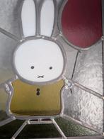 Glas in lood Dick Bruna nijntje, Antiek en Kunst, Antiek | Glas en Kristal, Ophalen of Verzenden