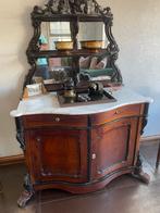 Prachtige Antieke Kast met Spiegel, Huis en Inrichting, Gebruikt, 100 tot 150 cm, Ophalen of Verzenden, Met lade(s)