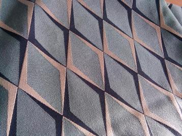 2 Sierkussenhoesjes aqua geometrisch patroon  beschikbaar voor biedingen