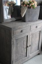 commode vergrijsd teak, Ophalen, 1 of 2 laden, Nieuw, Nvt