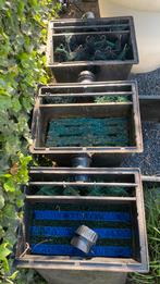 3 Kamer vijver filter 240 liter met borstels en matten, Tuin en Terras, Vijver-toebehoren, Ophalen, Gebruikt, Vijverfilter