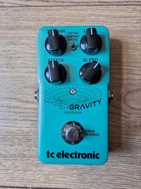 TC Electronic HyperGravity compressor pedaal zgan, Muziek en Instrumenten, Effecten, Zo goed als nieuw, Compressor, Ophalen of Verzenden