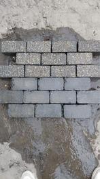 gebruikte betonklinkers bkk zwart 8 dik, Tuin en Terras, Tegels en Klinkers, Ophalen of Verzenden, Gebruikt, Beton, Klinkers