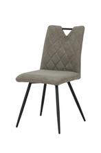 Geweven stoffen eetkamerstoelen met greepje, model Femke, Huis en Inrichting, Stoelen, Ophalen, Overige kleuren, Nieuw, Metaal