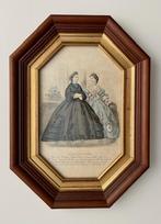 Klassieke Franse lijst (8 kantig) les Modes Parisiennes, Antiek en Kunst, Ophalen of Verzenden