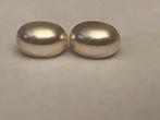 Zilveren oorbellen Parels Parelmoer kleur, Overige kleuren, Verzenden, Zo goed als nieuw, Knopjes of Stekers