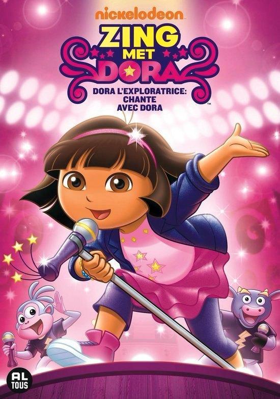 DVD Dora The Explorer - Zing Met Dora, Cd's en Dvd's, Dvd's | Kinderen en Jeugd, Zo goed als nieuw, Tv fictie, Avontuur, Alle leeftijden