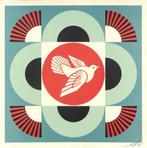 Shepard Fairey (OBEY) – zeefdruk, print - Dove (blue), Ophalen of Verzenden