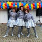 3 zilveren outfits carnaval, Kleding | Dames, Ophalen, Zo goed als nieuw, Carnaval