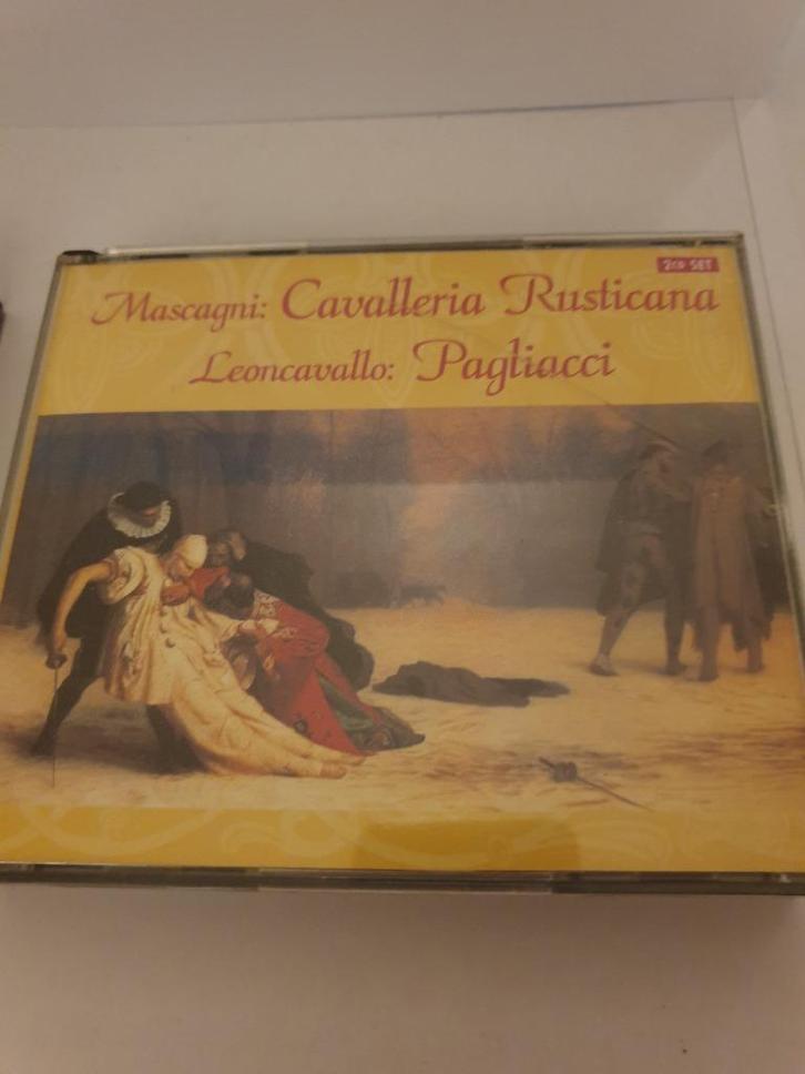 1362 2cdbox - cavalleria rusticana - pagliacci ..., Cd's en Dvd's, Cd's | Klassiek, Gebruikt, Opera of Operette, Romantiek, Verzenden